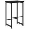 vidaXL Bar Stool Black Oak 40 x 32 x 74 cm Engineered Wood