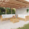 vidaXL 6 Piece Garden Lounge Set with Cushions Solid Wood Teak