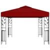 vidaXL Gazebo 3x3 m Wine Red