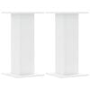 vidaXL Plant Stands 2 pcs White 30x30x60 cm Engineered Wood