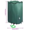 vidaXL Collapsible Rain Water Tank with Spigot 1250 L