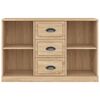 vidaXL Sideboard Sonoma Oak 104.5x35.5x67.5 cm Engineered Wood