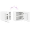 vidaXL Hanging Cabinet with Door White 40 x 31 x 40 cm Engineered Wood