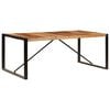 vidaXL Dining Table 200x100x75 cm Solid Acacia Wood
