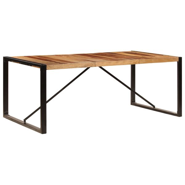 vidaXL Dining Table 200x100x75 cm Solid Acacia Wood
