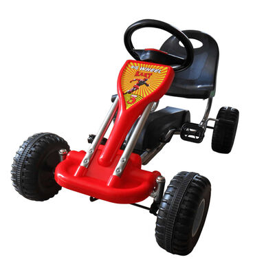 vidaXL Pedal Go Kart Red