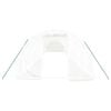 vidaXL Greenhouse with Steel Frame White 48 m² 16x3x2 m