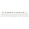 vidaXL Bed Frame with Drawers without Mattress White 90x190 cm Single