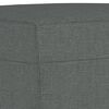 vidaXL 3-Seater Sofa with Footstool Dark Grey 180 cm Fabric