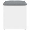 vidaXL Storage Bench White 42x42x45 cm Engineered Wood