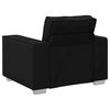 vidaXL Sofa Black 99 x 80 x 84 cm Fabric