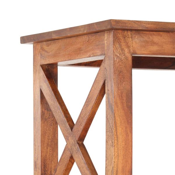 vidaXL Bookshelf 100x30x180 cm Solid Acacia Wood Honey Finish