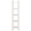 vidaXL Book Cabinet/Room Divider White 41x35x160 cm Solid Wood Pine