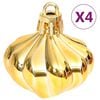 vidaXL 70 Piece Christmas Bauble Set Gold and Red