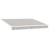 vidaXL Awning Replacement Fabric Beige 380 x 295 cm Polyester