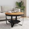vidaXL Coffee Table &Oslash;68x43 cm Solid Acacia Wood