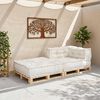 vidaXL Modular Sofa Unit Cream 70x70x54 Fabric