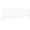 vidaXL Toddler Safety Bed Rail White (76-137)x55 cm Iron