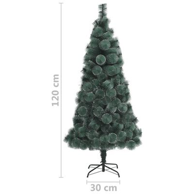 vidaXL Artificial Christmas Tree with Stand Green 120 cm PET