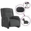 vidaXL Electric Stand up Massage Recliner Chair Dark Grey Fabric