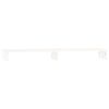 vidaXL Monitor Stand White 100x27x10 cm Solid Wood Pine