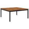 vidaXL Coffee Table NAARDEN Natural and Black 98 x 100.5 x 45 cm