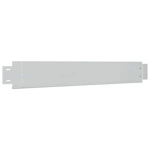 Set of 5 Flexible Lawn Fence Galvanised Steel 100 x 14 cm