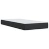 vidaXL Box Spring Bed with Mattress Black King Single Faux Leather