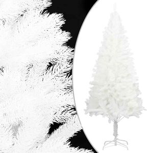 vidaXL Christmas Tree | White | Polyethylene, Steel | 120 cm | Durable