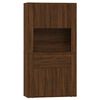 vidaXL Highboard Brown Oak Engineered Wood