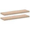vidaXL Floating Shelves 2 pcs 80x23,5x4 cm Engineered Wood