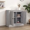 vidaXL Sideboard Grey Sonoma 70x35.5x67.5 cm Engineered Wood