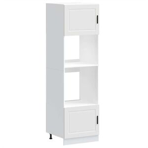 vidaXL Oven Cabinets 2 pcs Porto White Engineered Wood