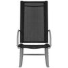 vidaXL Garden Rocking Chairs 2 pcs Steel and Textilene Black