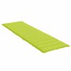 vidaXL Sun Lounger Cushion Bright Green 200x70x3cm Oxford Fabric