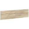 vidaXL Wall-Mounted Headboard HAARLEM Sonoma Oak Engineered Wood