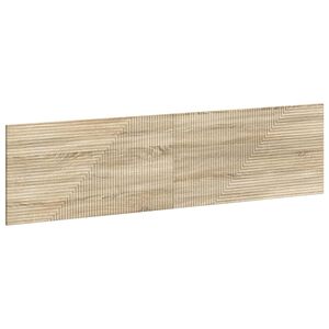 vidaXL Wall-Mounted Headboard HAARLEM Sonoma Oak Engineered Wood