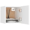 vidaXL 8 Piece TV Cabinet Set White Engineered Wood
