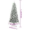 vidaXL Artificial Hinged Christmas Tree 300 LEDs & Ball Set 210 cm