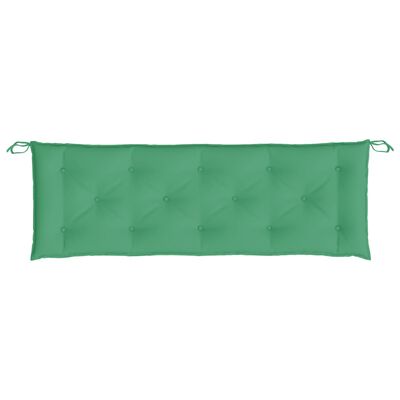 vidaXL Garden Bench Cushion Green 150x50x7 cm Oxford Fabric