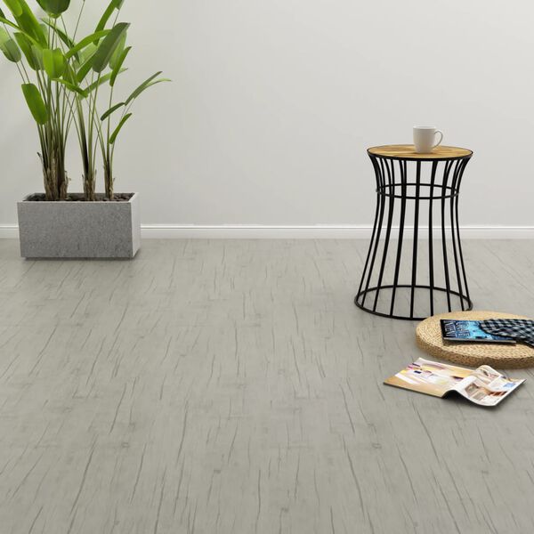 vidaXL Self-adhesive Flooring Planks 4.46 m² 3 mm PVC Oak Washed