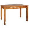 vidaXL Dining Table | Teak | Solid Teak wood | Medium | Durable | Dining Table