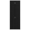 vidaXL Storage Cabinet 3 pcs Black Oak