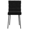 vidaXL Dining Chairs 6 pcs Black Velvet