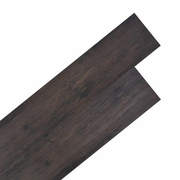 vidaXL Flooring Planks 18 pcs Dark Grey 5.26 m&sup2; PVC