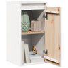 vidaXL Wall Cabinet White 30x30x60 cm Solid Wood Pine