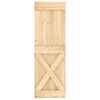 vidaXL Door NARVIK Natural 70 x 210 cm Solid Pine Wood