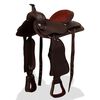 vidaXL Western Horse Saddle | Brown | Genuine leather | 16 inches