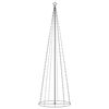 vidaXL Christmas Cone Tree 330 Warm White LEDs Decoration 100x300 cm