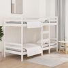 vidaXL Bunk Bed without Mattress White 90x190 cm Single Solid Wood Pine